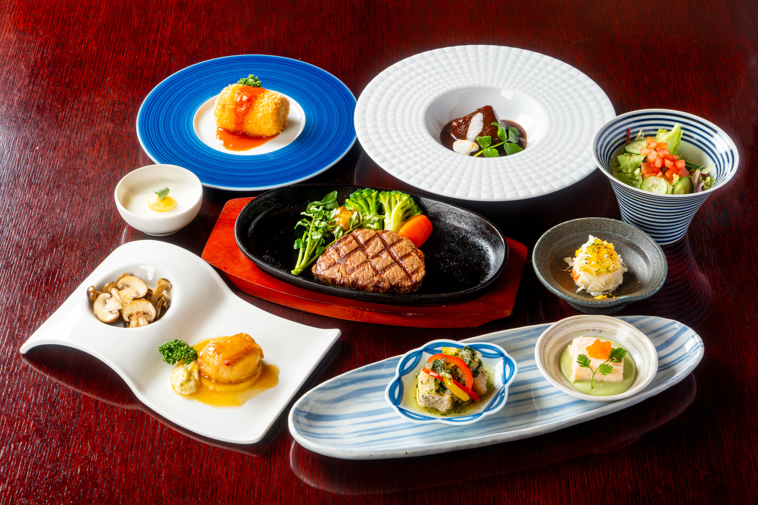 津つ井の洋食コース